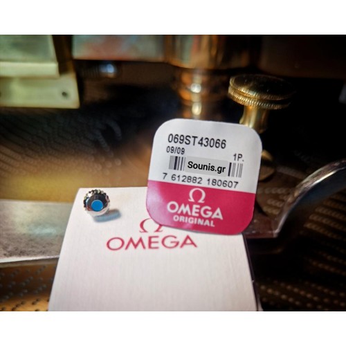 Crown, Stainless Steel, Omega 43066ST